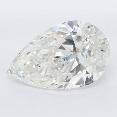 13.06 carat pear lab grown diamond F color VVS2 clarity