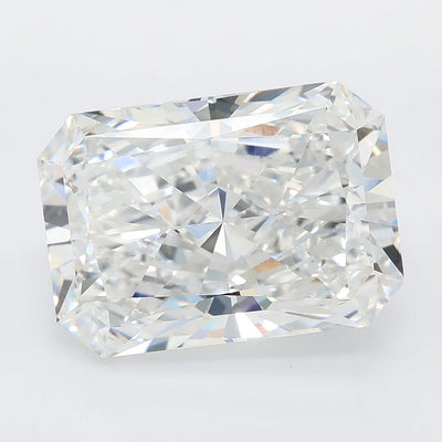7.04 carat radiant lab grown diamond E color VVS2 clarity
