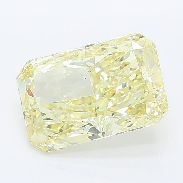 1.42 carat fancy intense yellow radiant lab grown diamond VS2 clarity