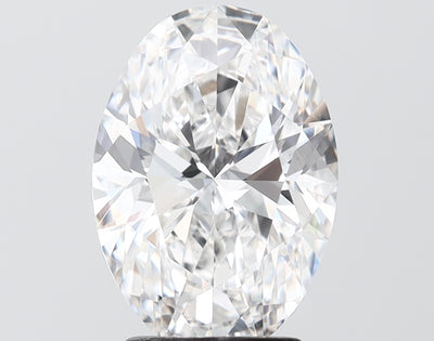 3.07 carat oval lab grown diamond E color VS1 clarity