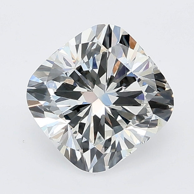 1.53 carat cushion lab grown diamond E color VS1 clarity