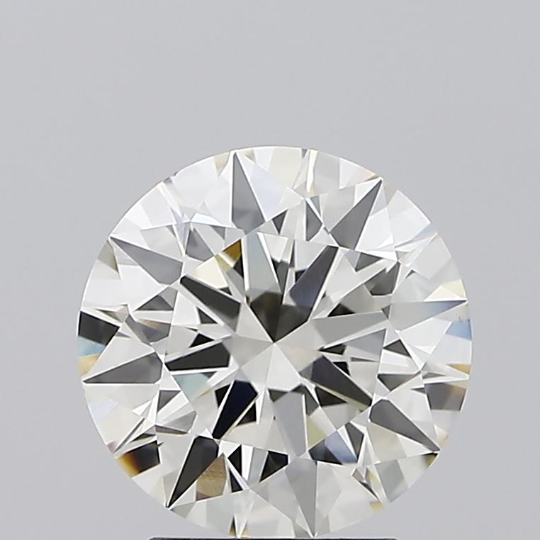 2.52 carat round lab grown diamond J color VVS2 clarity