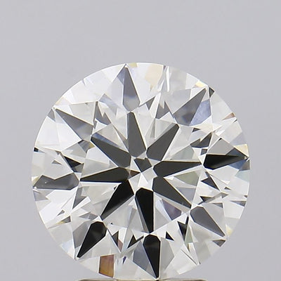 3.05 carat round lab grown diamond J color VS1 clarity