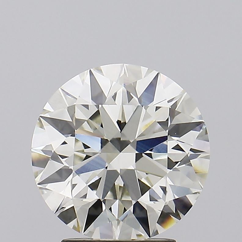 3.04 carat round lab grown diamond J color VS1 clarity