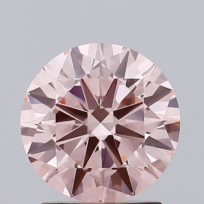 1.83 carat fancy pink round lab grown diamond VS1 clarity