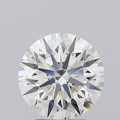 3.07 carat round lab grown diamond J color VS1 clarity