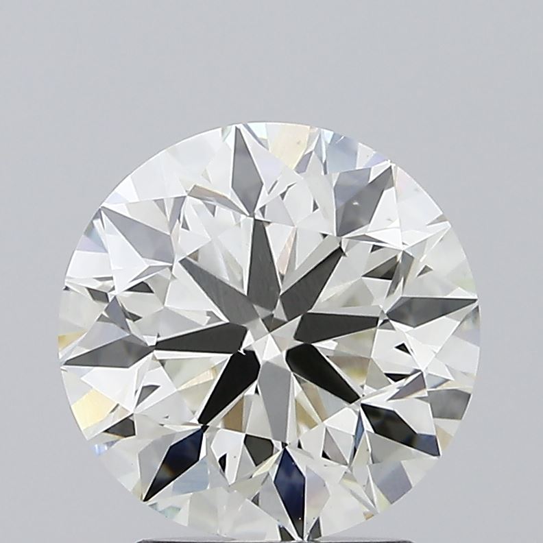2.51 carat round lab grown diamond I color VS1 clarity