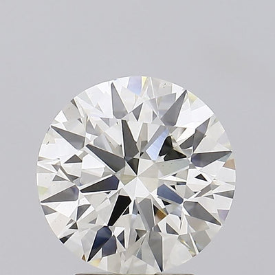 3.02 carat round lab grown diamond J color VS1 clarity