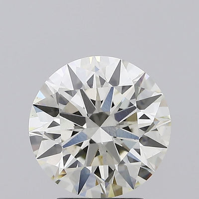 3.07 carat round lab grown diamond J color VS1 clarity