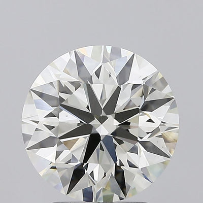 3.02 carat round lab grown diamond J color VS1 clarity