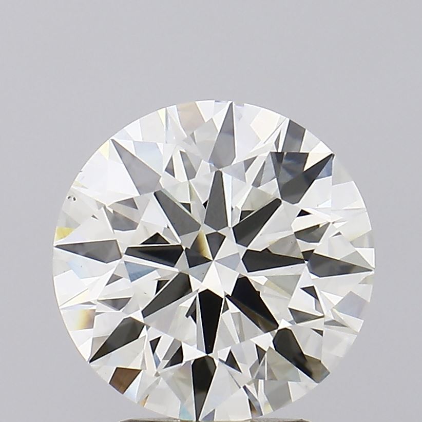 3.13 carat round lab grown diamond J color VS1 clarity