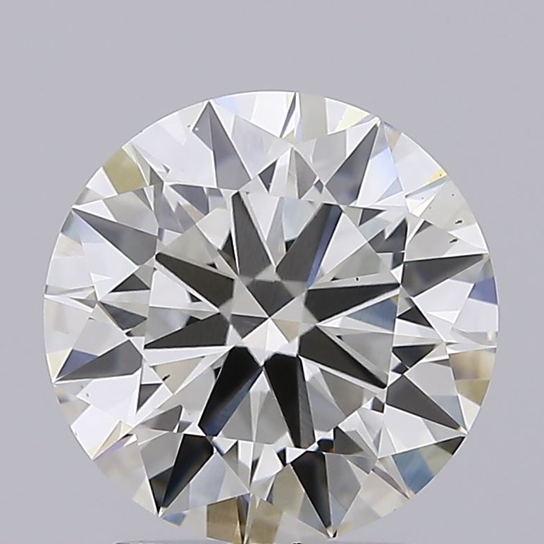 2.33 carat round lab grown diamond J color VS1 clarity