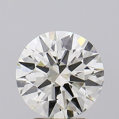 3.01 carat round lab grown diamond J color VS1 clarity