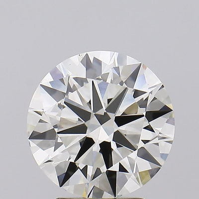 3.03 carat round lab grown diamond J color VS1 clarity