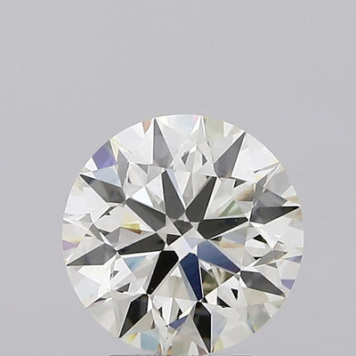 3.01 carat round lab grown diamond J color VS1 clarity