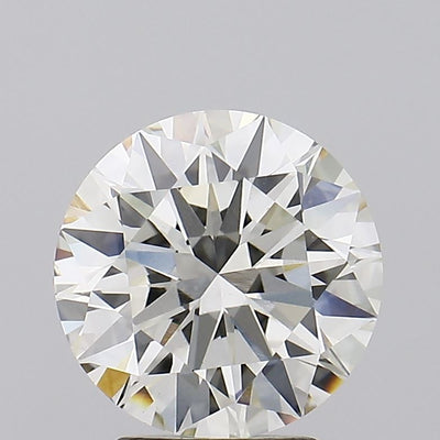 3.02 carat round lab grown diamond J color VS1 clarity