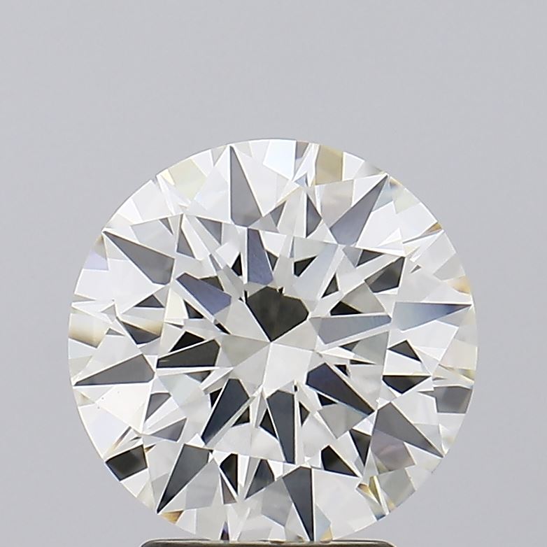 3.12 carat round lab grown diamond J color VS1 clarity