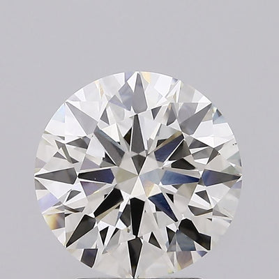 3.02 carat round lab grown diamond J color VS1 clarity