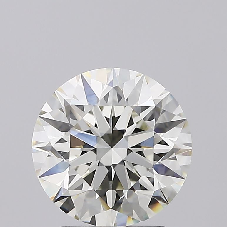 2.33 carat round lab grown diamond I color VVS2 clarity