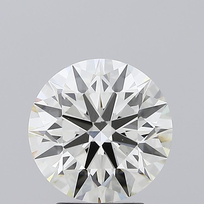3.10 carat round lab grown diamond J color VS1 clarity