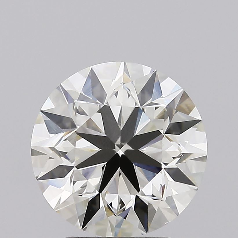 3.01 carat round lab grown diamond J color VS1 clarity