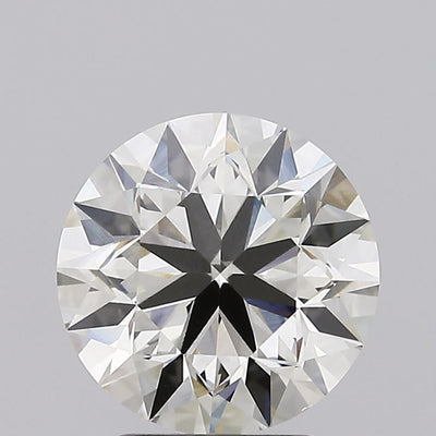3.01 carat round lab grown diamond J color VS1 clarity