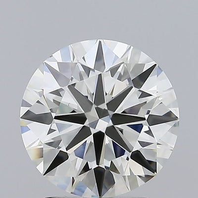 2.30 carat round lab grown diamond J color VS1 clarity