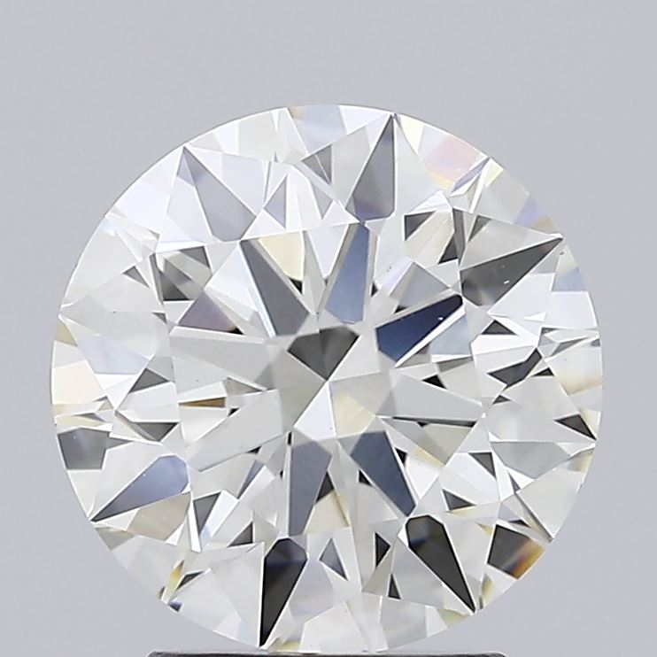 2.71 carat round lab grown diamond I color VS1 clarity