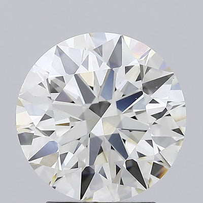 2.71 carat round lab grown diamond I color VS1 clarity