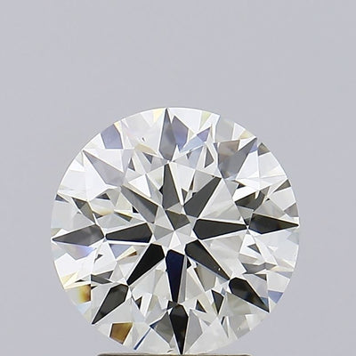 3.10 carat round lab grown diamond J color VS2 clarity