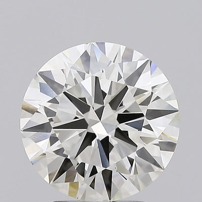 3.03 carat round lab grown diamond J color VS1 clarity