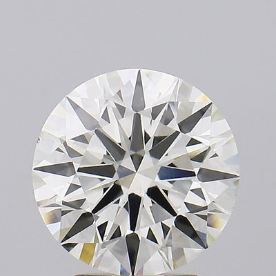 3.04 carat round lab grown diamond J color VS1 clarity