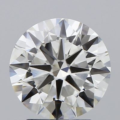 2.33 carat round lab grown diamond J color VS1 clarity