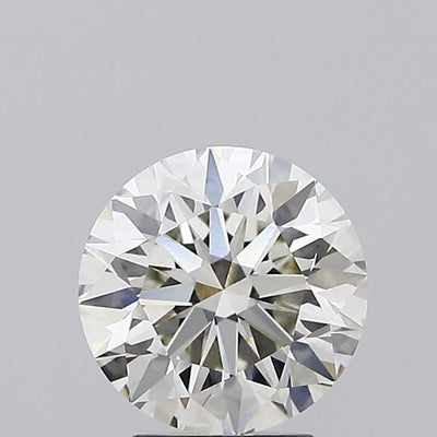 3.02 carat round lab grown diamond J color VVS2 clarity