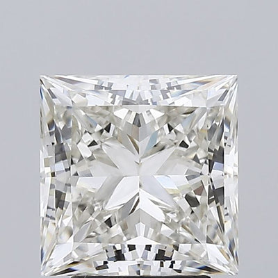 3.61 carat princess lab grown diamond I color VVS2 clarity