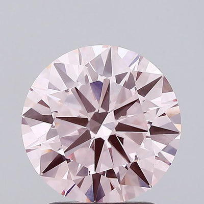 1.91 carat fancy intense pink round lab grown diamond VVS2 clarity