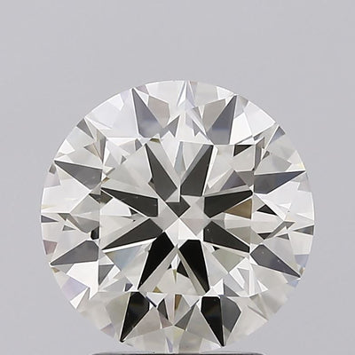 3.01 carat round lab grown diamond J color VS1 clarity