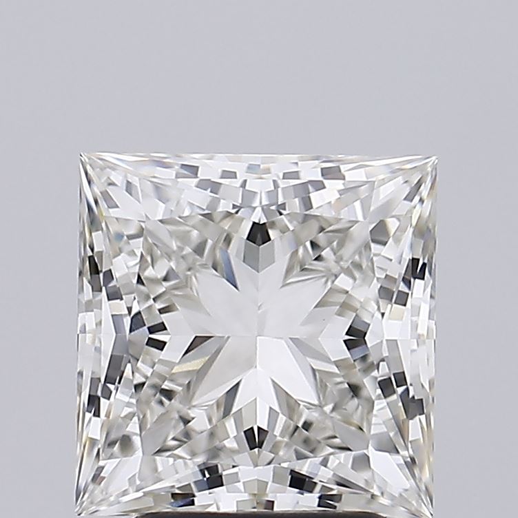 3.19 carat princess lab grown diamond I color VVS2 clarity