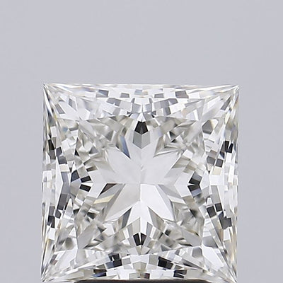 3.19 carat princess lab grown diamond I color VVS2 clarity