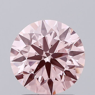 1.93 carat fancy intense pink round lab grown diamond VS1 clarity