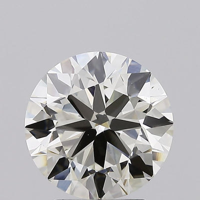 3.00 carat round lab grown diamond J color VS1 clarity