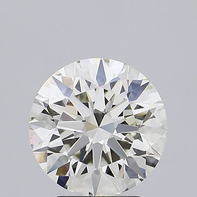 3.02 carat round lab grown diamond J color VS1 clarity