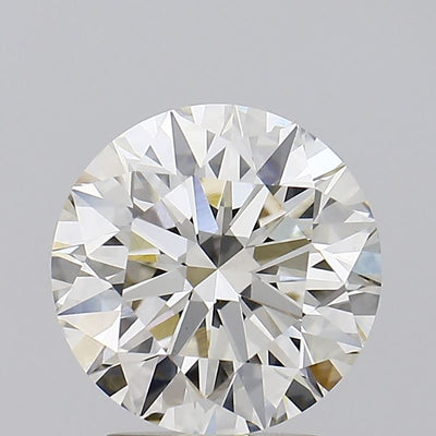 2.27 carat round lab grown diamond I color VVS2 clarity
