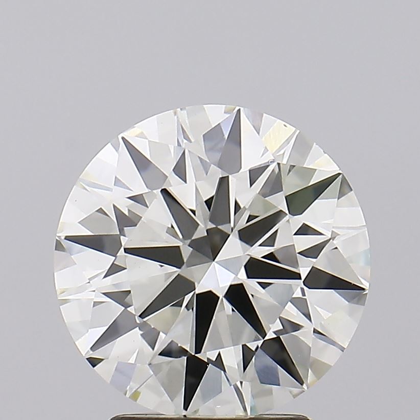 3.02 carat round lab grown diamond J color VS1 clarity