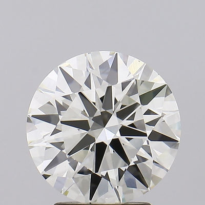 3.02 carat round lab grown diamond J color VS1 clarity