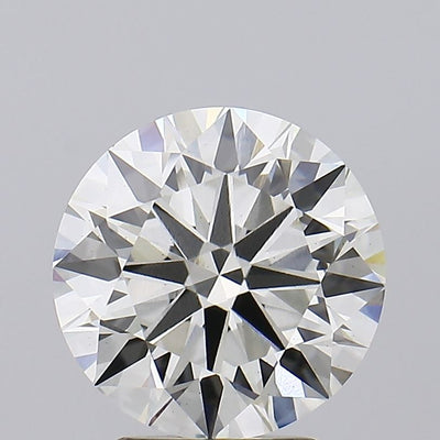 3.11 carat round lab grown diamond J color VS1 clarity