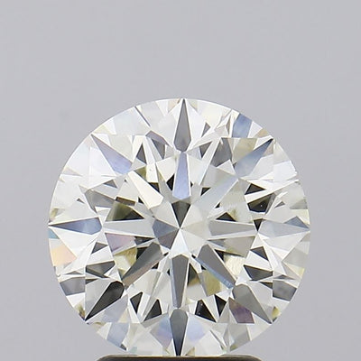 3.11 carat round lab grown diamond J color VS1 clarity