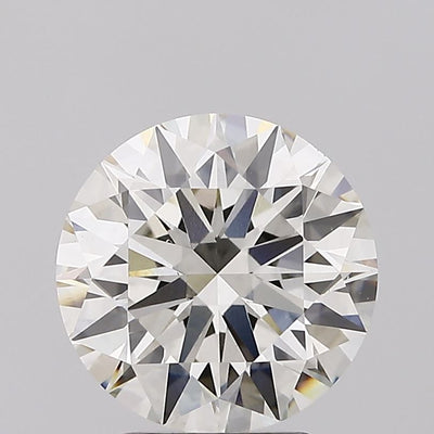 3.08 carat round lab grown diamond J color VS1 clarity