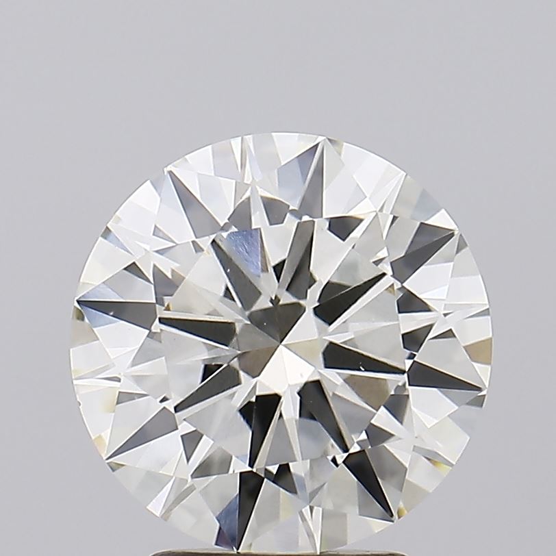 3.01 carat round lab grown diamond J color VS1 clarity
