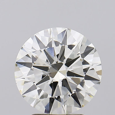 3.01 carat round lab grown diamond J color VS1 clarity